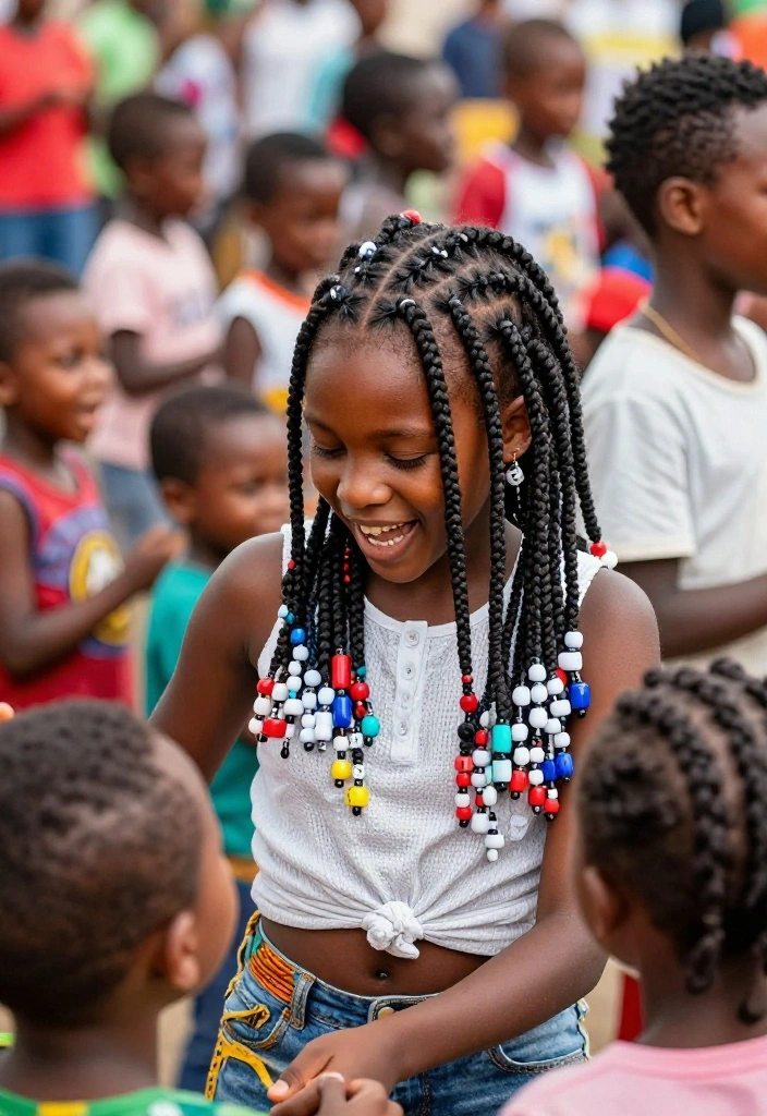 15 Adorable Twist Braids for Kids That'll Make Hair Time Fun (You Won't Believe #8!) - 14. Twisted Box Braids 1