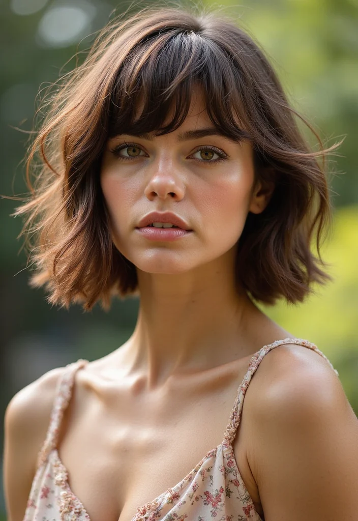 15 Must-Try Curtain Bang Haircuts for the Ultimate Style Upgrade! - 7. Curtain Bangs with a Shag Cut 1