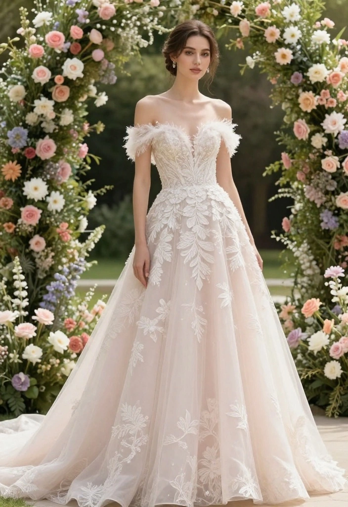 18 Chic and Trendy Bridal Looks for 2026 That Will Make You Say 'I Do!' - 11. Soft Pastels: A Colorful Array 1