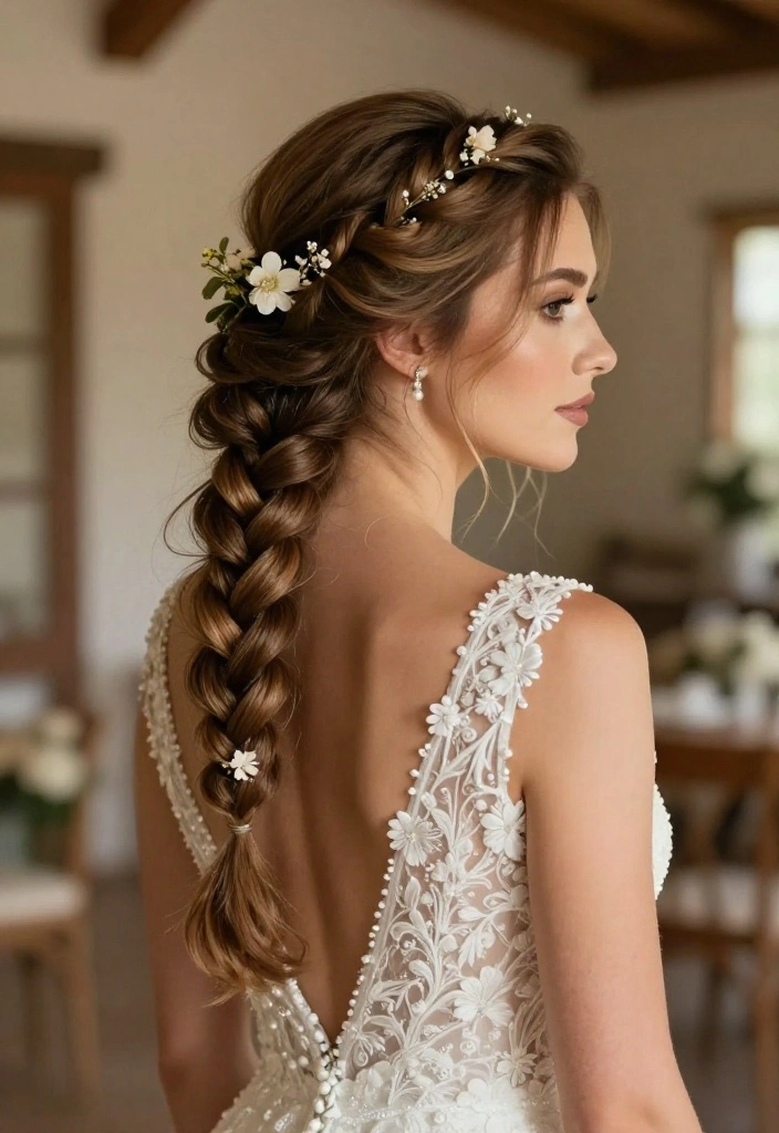 18 Chic and Trendy Bridal Looks for 2026 That Will Make You Say 'I Do!' - 3. Romantic Braids: Intricate and Elegant 1