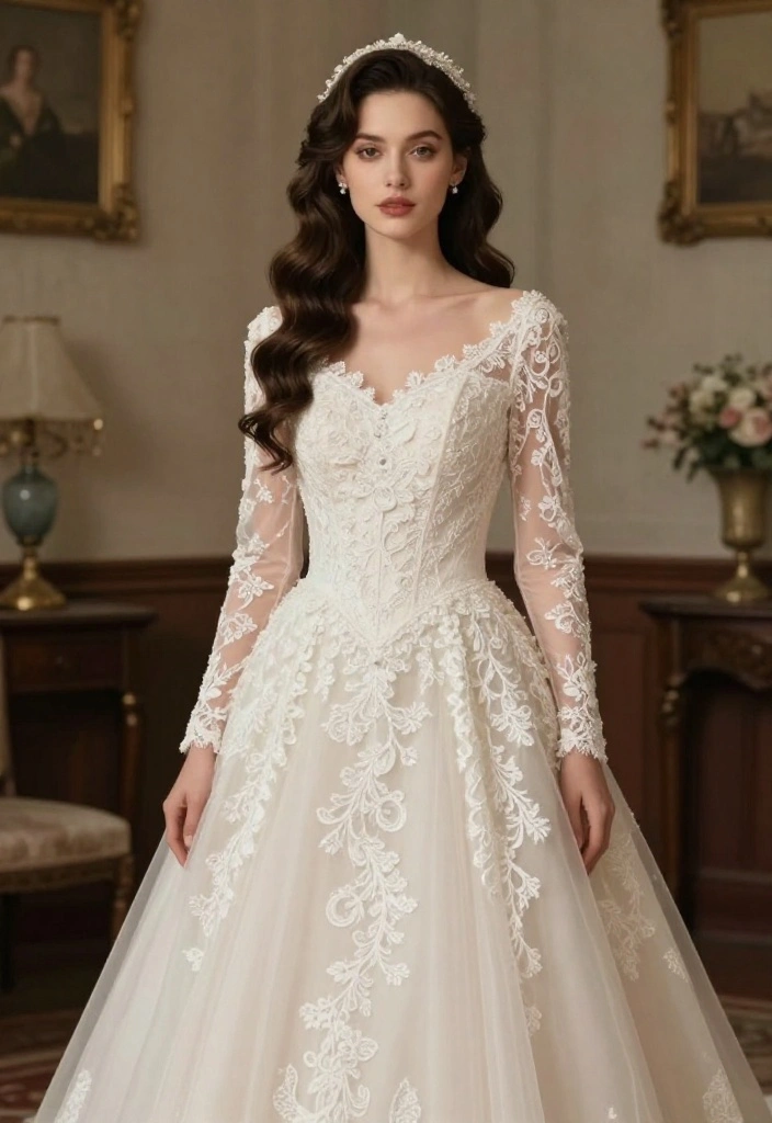 18 Chic and Trendy Bridal Looks for 2026 That Will Make You Say 'I Do!' - 5. Vintage Glamour: Timeless Beauty 1