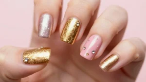 18 Gold and Pink Nail Trends You Can't Miss This Season (Wait Until You See #6!)