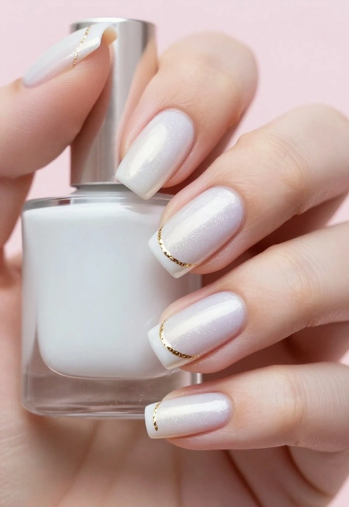 18 Trendy Glazed and Chrome Nail Looks for 2026 That Are Total Show-Stoppers! - 1. Pearlescent Perfection 1