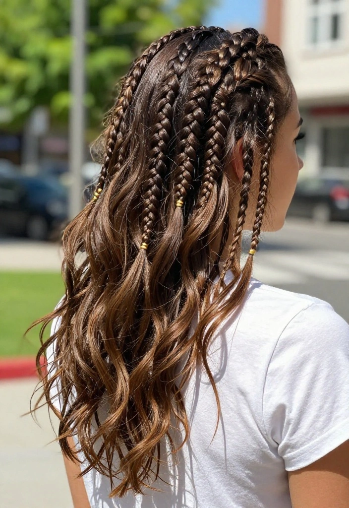 20 Trendy Braided Cornrow Hairstyles That Will Turn Heads Everywhere! - 1. Classic Straight-Back Cornrows 1