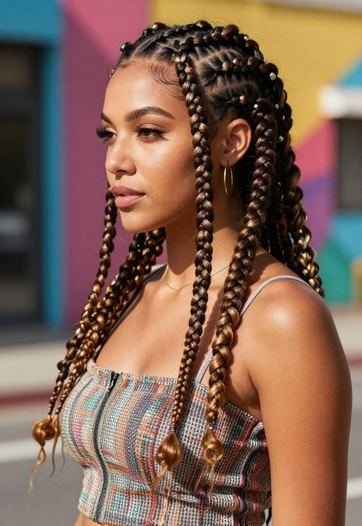20 Trendy Braided Cornrow Hairstyles That Will Turn Heads Everywhere! - 13. Spiral Cornrows 1