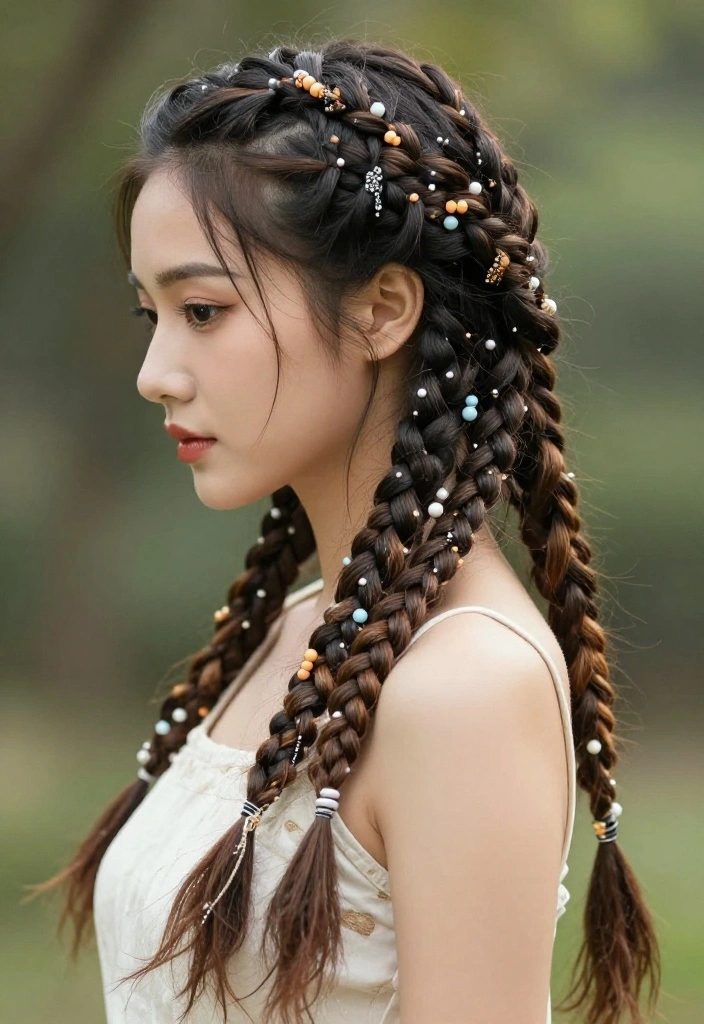 20 Trendy Braided Cornrow Hairstyles That Will Turn Heads Everywhere! - 14. Goddess Cornrows 1