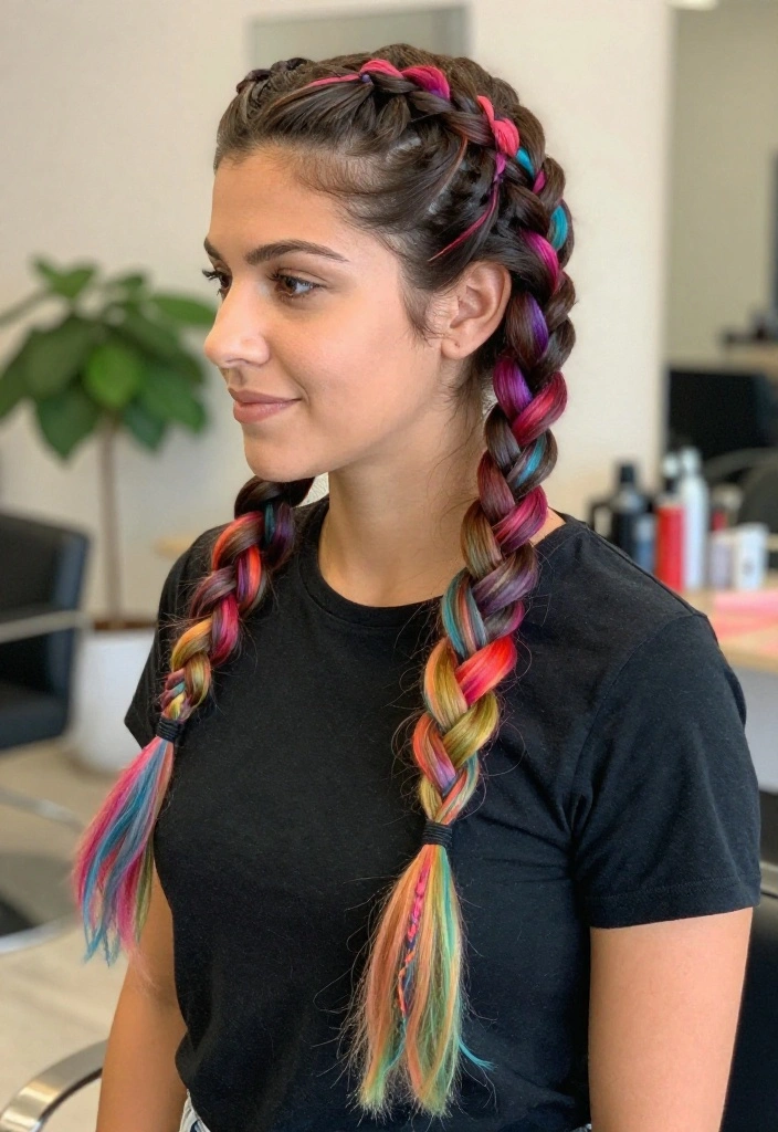 10 Classic Braid Hairstyles That'll Make You Look Effortlessly Chic (You Won't Believe #4!) - 8. The Classic Triple Braid 1