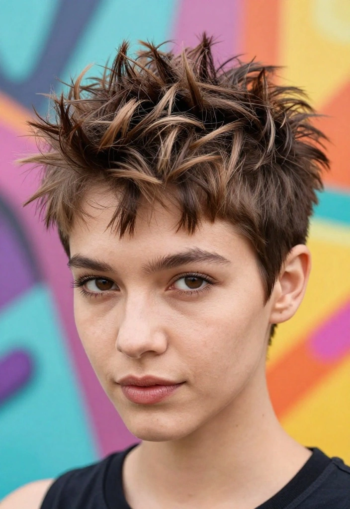 10 Stunning Quick Weave Hairstyles That Will Make You the Center of Attention! - 10. Funky Textured Crop 1