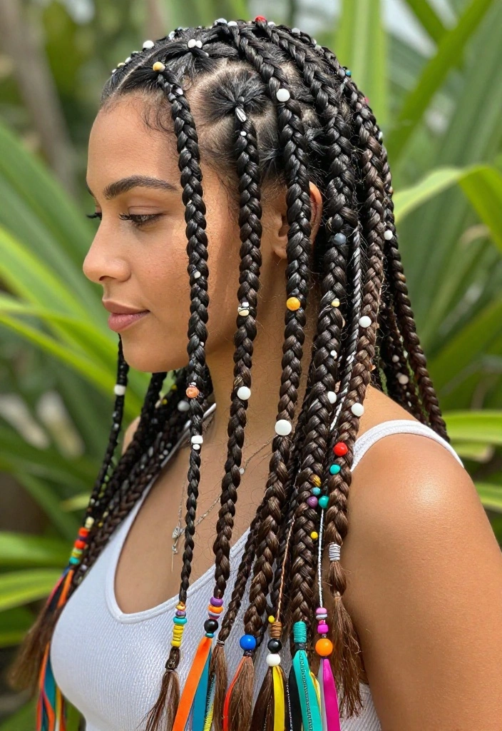 10 Stunning Quick Weave Hairstyles That Will Make You the Center of Attention! - 8. Boho Braids 1