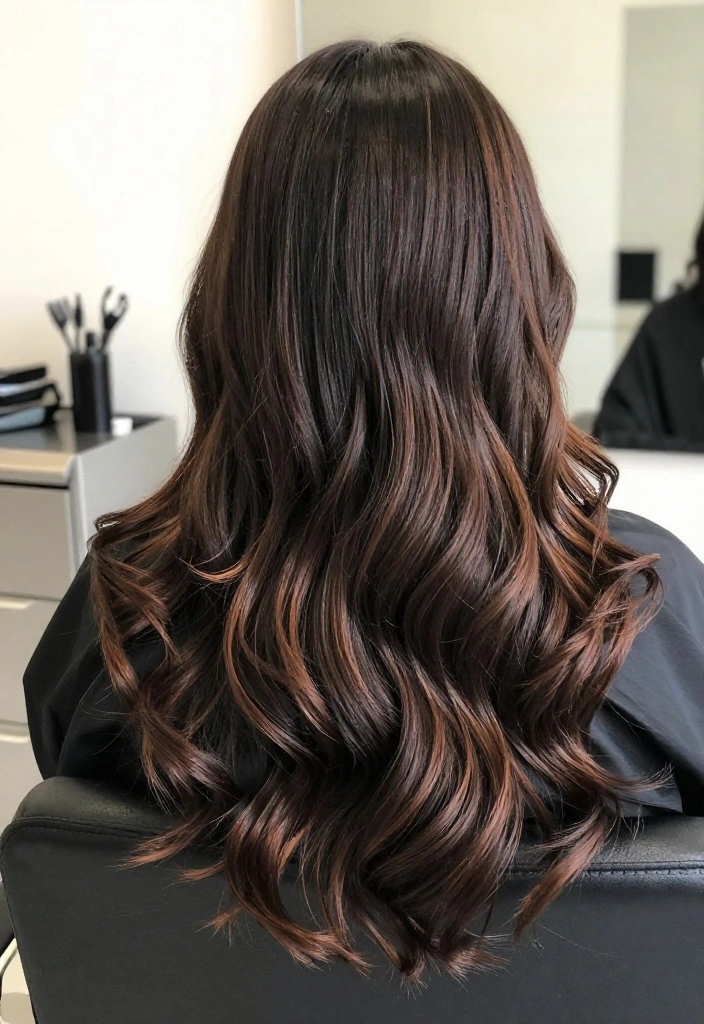 10 Stunning Soft Balayage Hair Colors That Will Make You Want to Book an Appointment Today! - 6. Dark Mahogany Balayage 1
