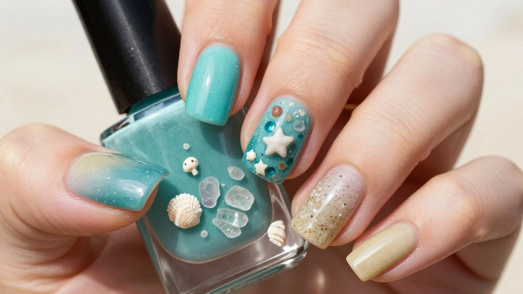 12 Stunning Sea Glass Nails That Will Transport You Straight to the Beach!