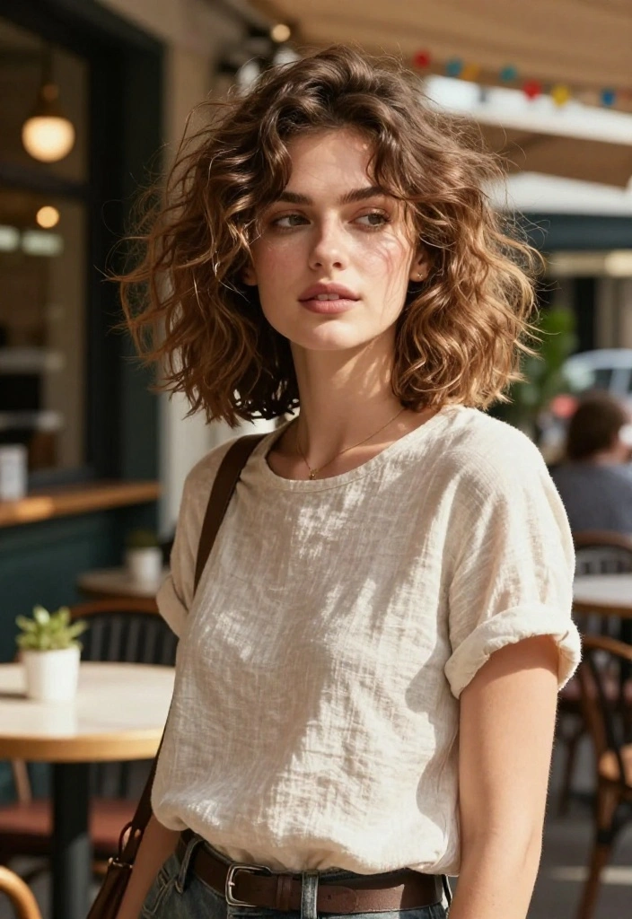 14 Messy Low Bobs That Are Perfect for Every Occasion! - 1. Wavy Messy Bob 1