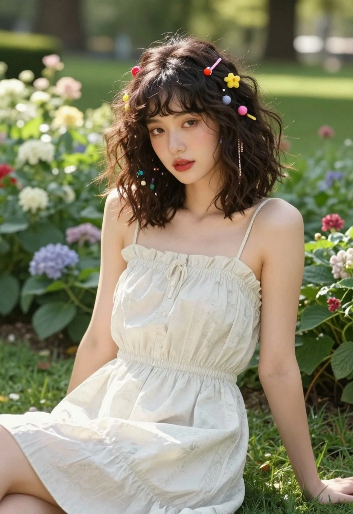 14 Messy Low Bobs That Are Perfect for Every Occasion! - 6. Casual Messy Bob with Accessories 1