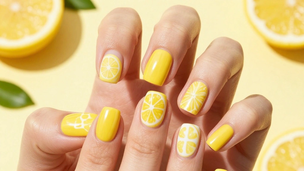 15 Adorable Lemon Nail Art Ideas You’ll Want to Try This Summer!