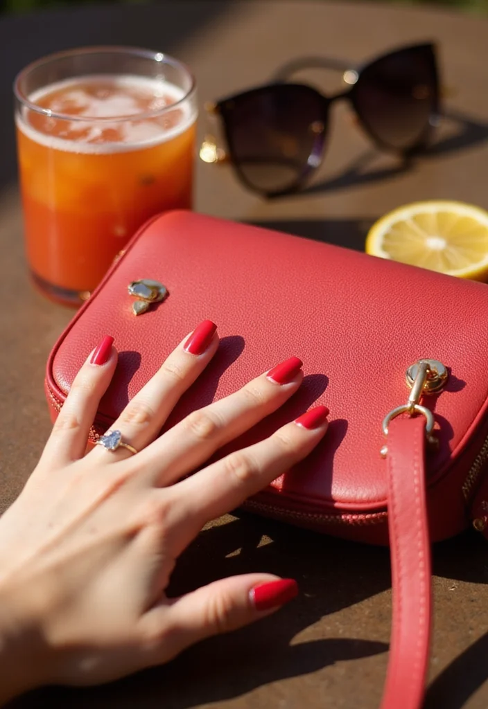 15 Orange-Red Nail Colors Perfect for Summer 2026 (You Won't Believe #6!) - 2. Cherry Bomb 1