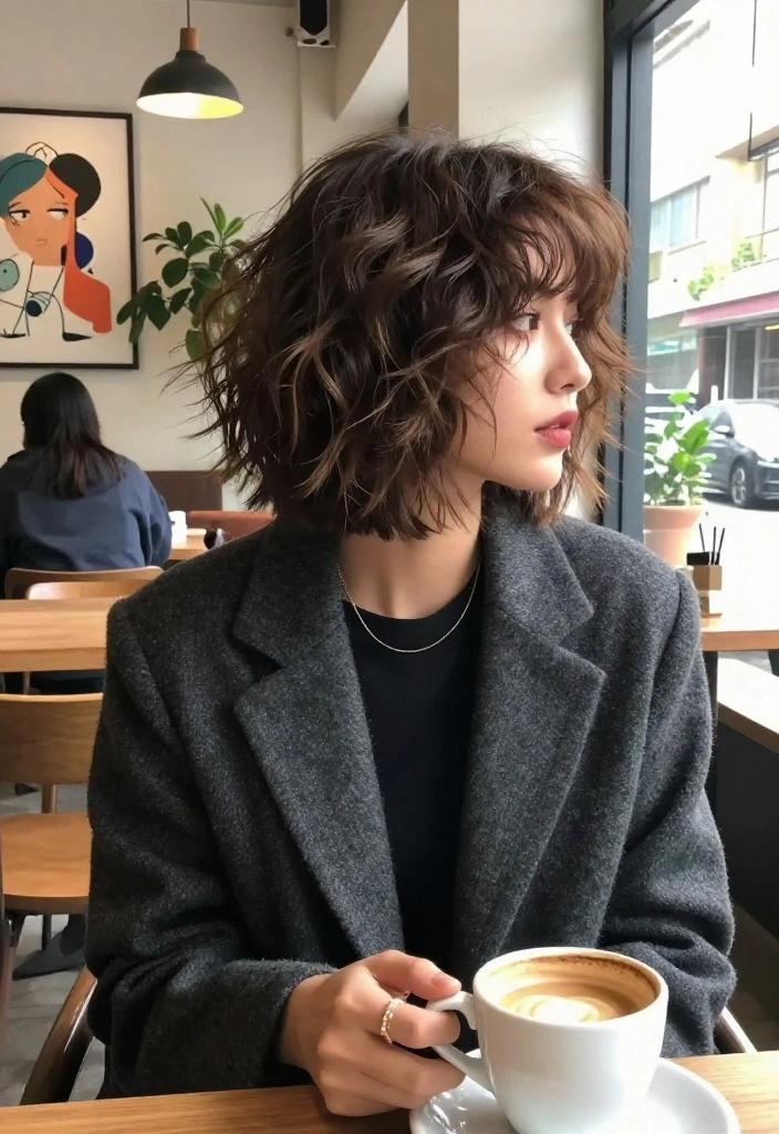 15 Textured Shags Hair Ideas That'll Have You Saying 'I Need This Look!' - 2. Shaggy Bob 1