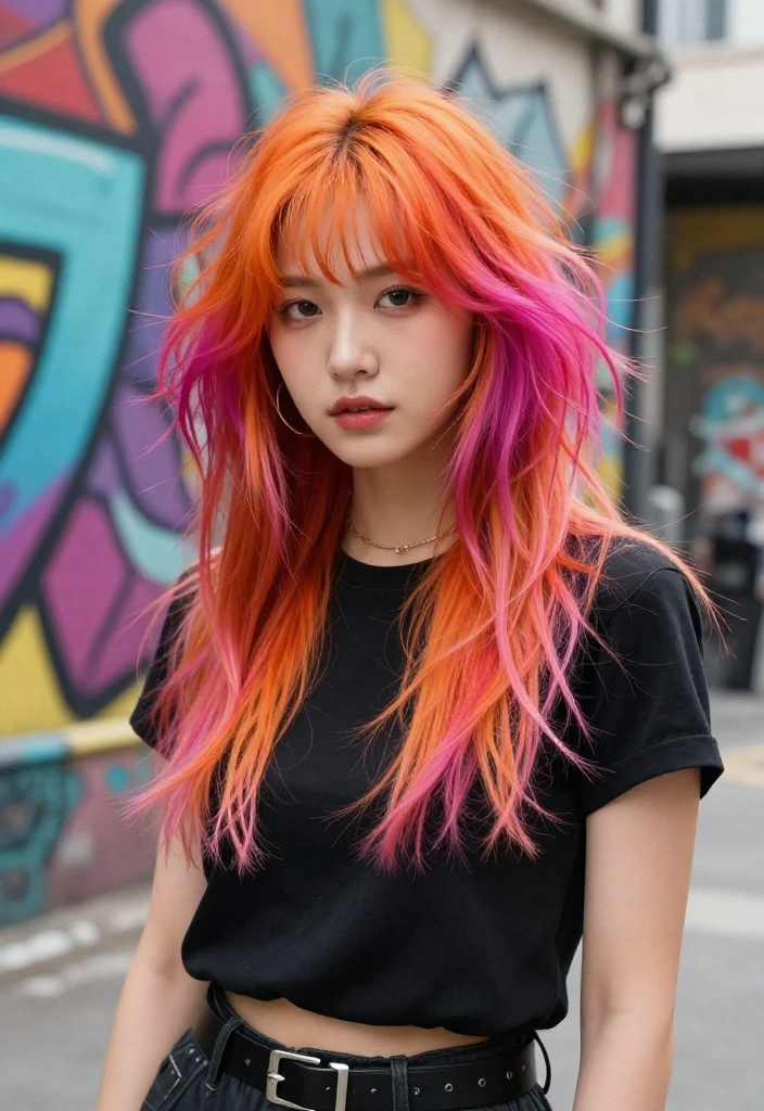 15 Textured Shags Hair Ideas That'll Have You Saying 'I Need This Look!' - 5. Textured Shag with Color 1