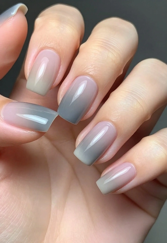 18 Dreamy Gradient Nail Designs That'll Have Everyone Asking for Your Secret (Check Out #3!) - 9. Soft Smoke 1