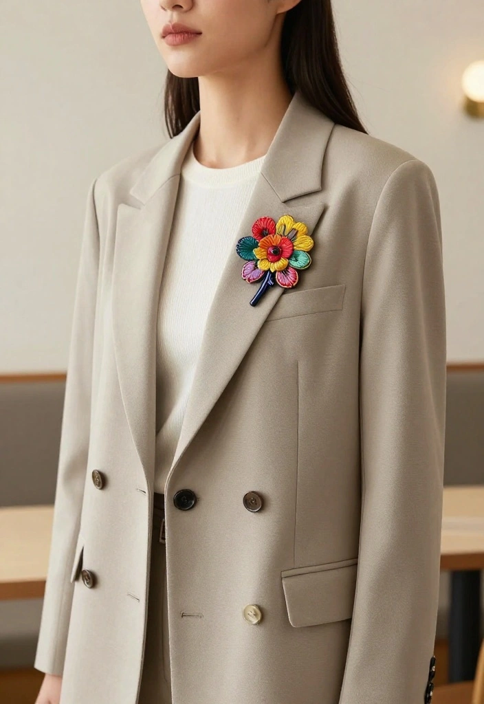 21 Brooch Styling Tips That Will Transform Your Wardrobe Instantly! - 1. Brooch as a Statement Piece 1
