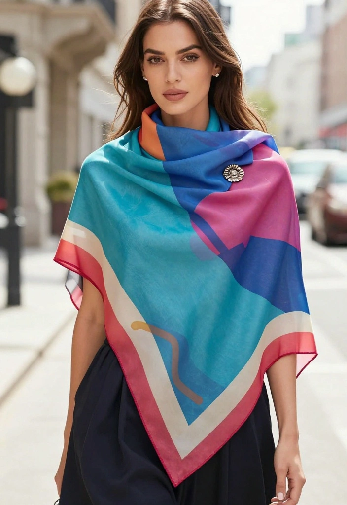 21 Brooch Styling Tips That Will Transform Your Wardrobe Instantly! - 4. Brooches on Scarves 1
