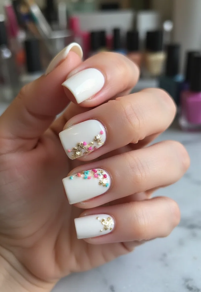 25 Glazed Donut Nail Designs for 2026 That Are Total Show-Stoppers! - 1. Classic Vanilla Glaze 1