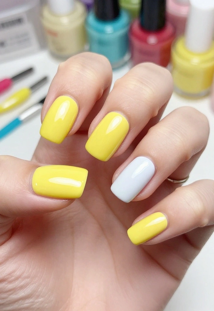 25 Glazed Donut Nail Designs for 2026 That Are Total Show-Stoppers! - 10. Lemon Zest 1
