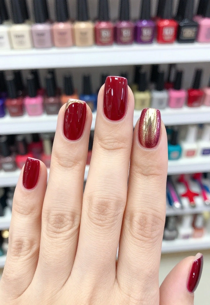 25 Glazed Donut Nail Designs for 2026 That Are Total Show-Stoppers! - 19. Fiery Red Velvet 1