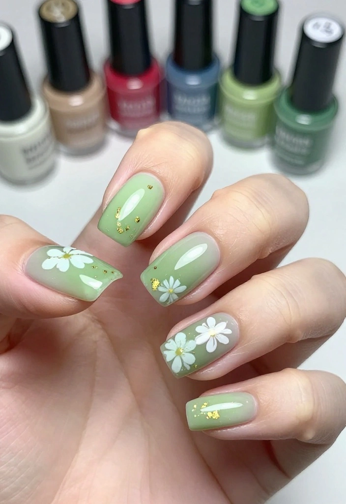 25 Glazed Donut Nail Designs for 2026 That Are Total Show-Stoppers! - 4. Matcha Magic 1