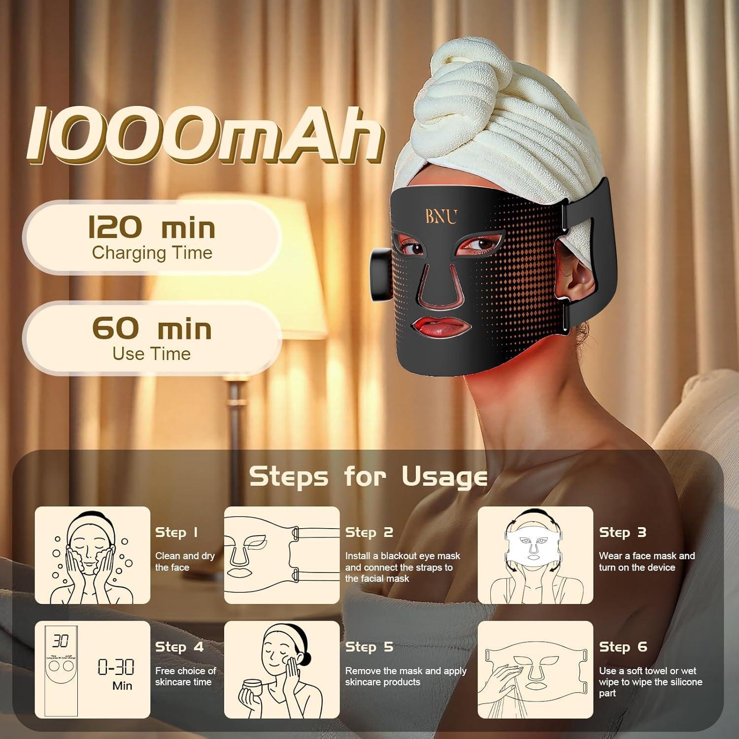 BNU Red Light Therapy Mask Review: Does It Work for Aging?