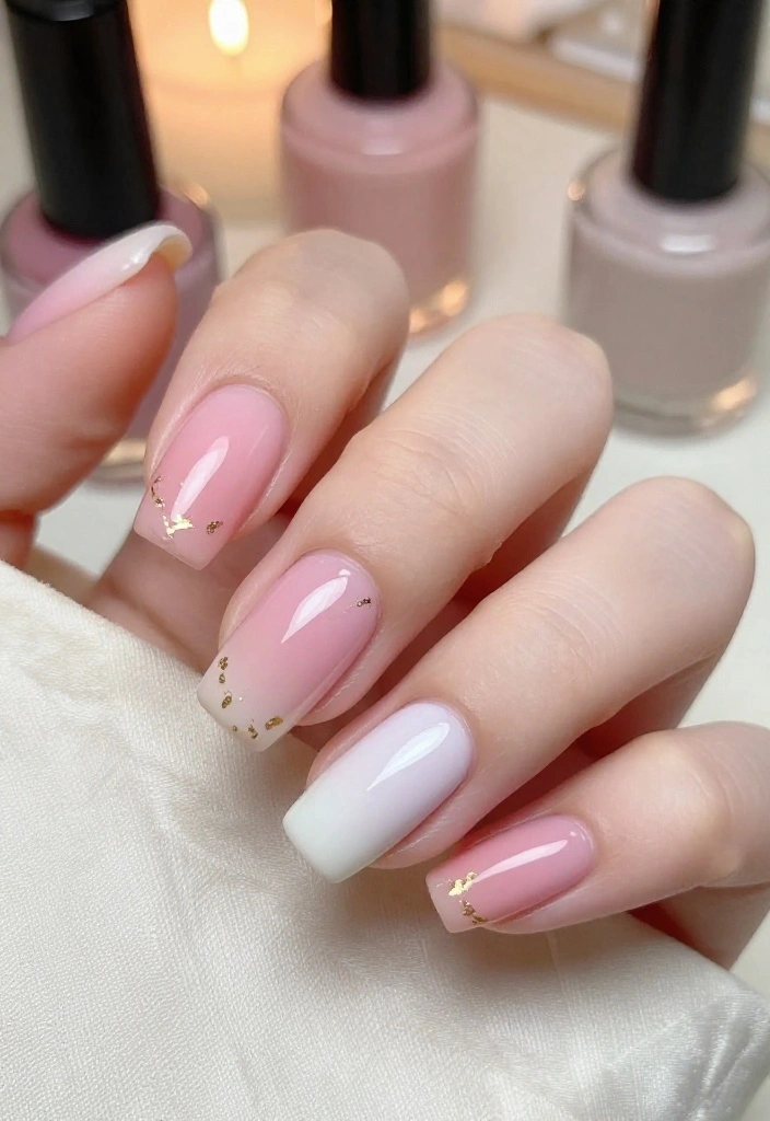 Step By Step: How to Choose Stunning Wedding Nail Ideas for Your Big Day - 4. Ombre and Gradient Effects 1