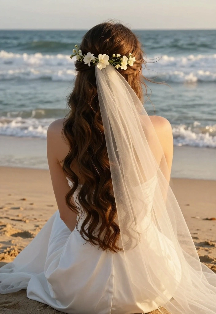 10 Stunning Hollywood Wave Bridal Hairstyles That Will Leave You Breathless! - 2. Soft Beachy Waves 1