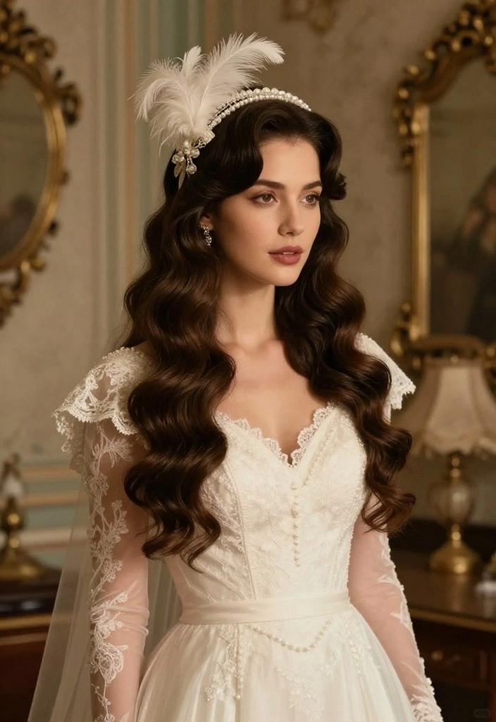 10 Stunning Hollywood Wave Bridal Hairstyles That Will Leave You Breathless! - 3. Vintage-Inspired Waves 1