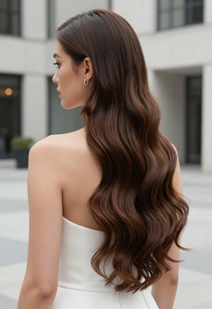 10 Stunning Hollywood Wave Bridal Hairstyles That Will Leave You Breathless! - 4. Sleek and Modern Waves 1