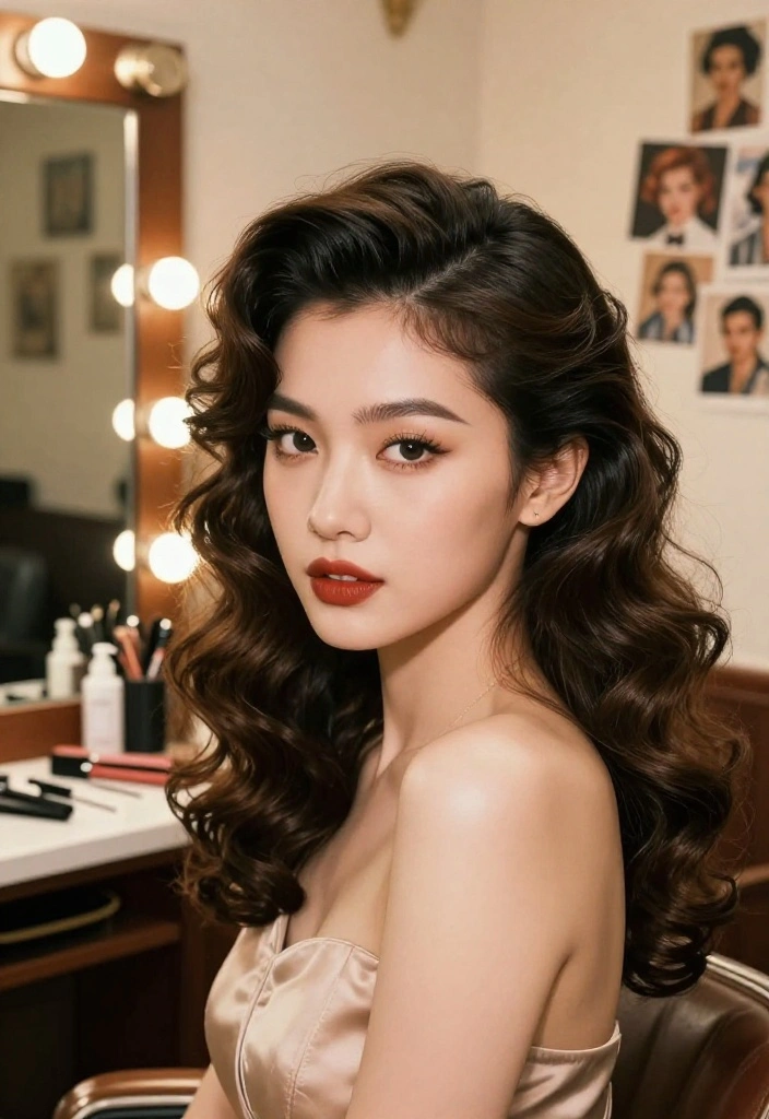 15 Glamorous Supermodel Blowout Styles to Channel Your Inner '90s Diva! - 11. The Retro Glam Blowout 1