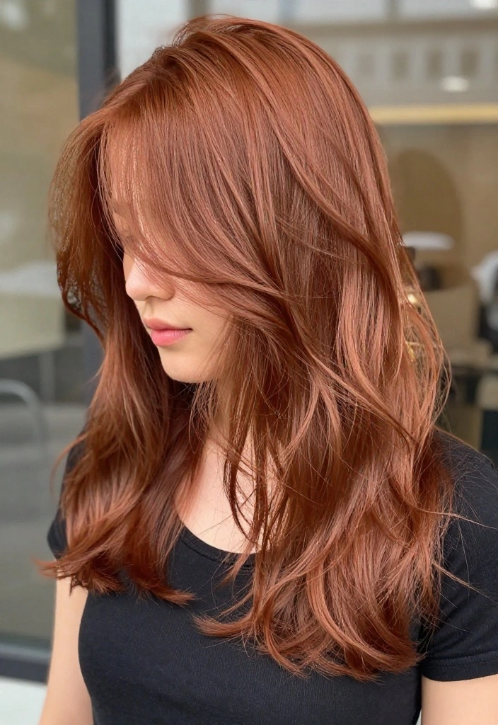 15 Stunning Copper Cinnamon Hair Color Ideas You’ll Absolutely Love! (Transform Your Look with #7!) - 15. Copper Cinnamon Shag 1