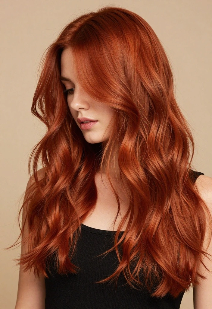15 Stunning Copper Cinnamon Hair Color Ideas You’ll Absolutely Love! (Transform Your Look with #7!) - 4. Fiery Copper Full Color 1