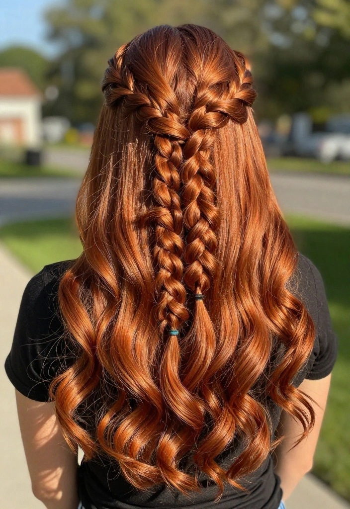 15 Stunning Copper Cinnamon Hair Color Ideas You’ll Absolutely Love! (Transform Your Look with #7!) - 8. Cinnamon Copper Braids 1