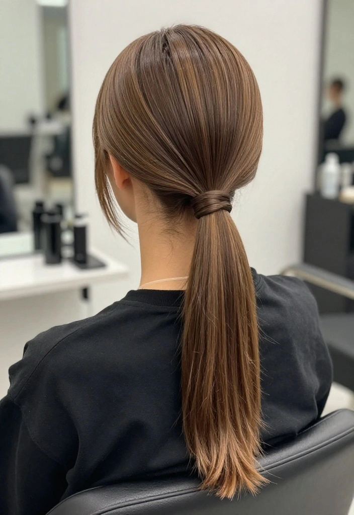 20 Stunning Sleek Ponytail Styles Perfect for Any Occasion! - 1. The Classic Sleek Ponytail 1