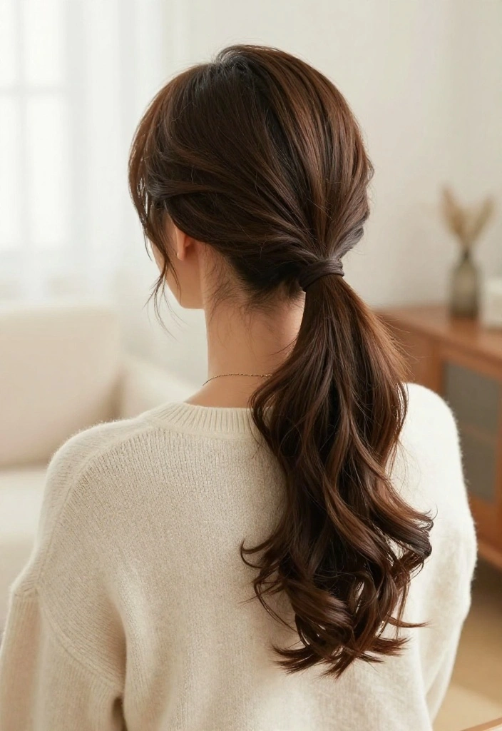 20 Stunning Sleek Ponytail Styles Perfect for Any Occasion! - 9. Sleek Ponytail with Loose Ends 1